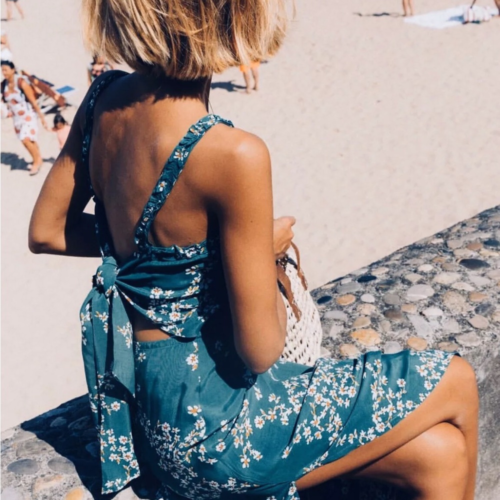 Faithful the brand Giselle tie back dress